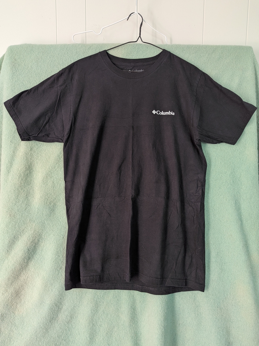 Columbia Black Short-Sleeve Logo Crew T-Shirt